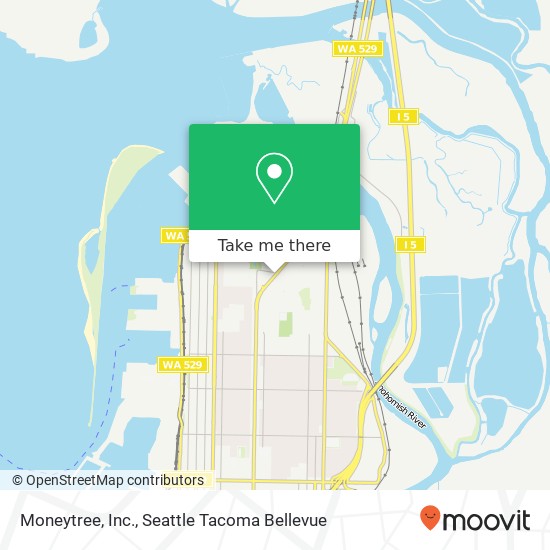 Mapa de Moneytree, Inc.