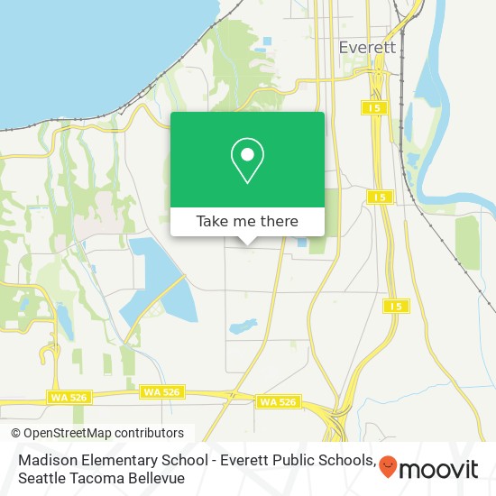 Mapa de Madison Elementary School - Everett Public Schools