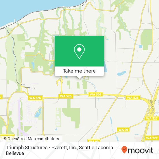 Mapa de Triumph Structures - Everett, Inc.