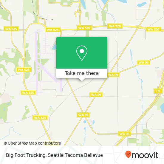 Mapa de Big Foot Trucking