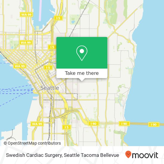 Mapa de Swedish Cardiac Surgery