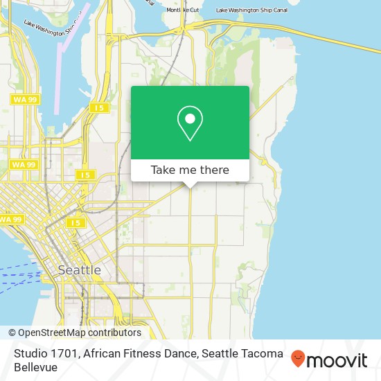 Studio 1701, African Fitness Dance map