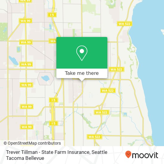 Mapa de Trever Tillman - State Farm Insurance