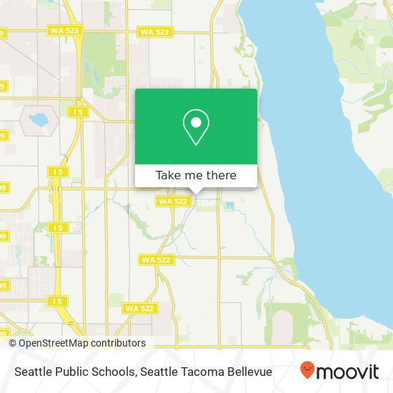 Seattle Public Schools map