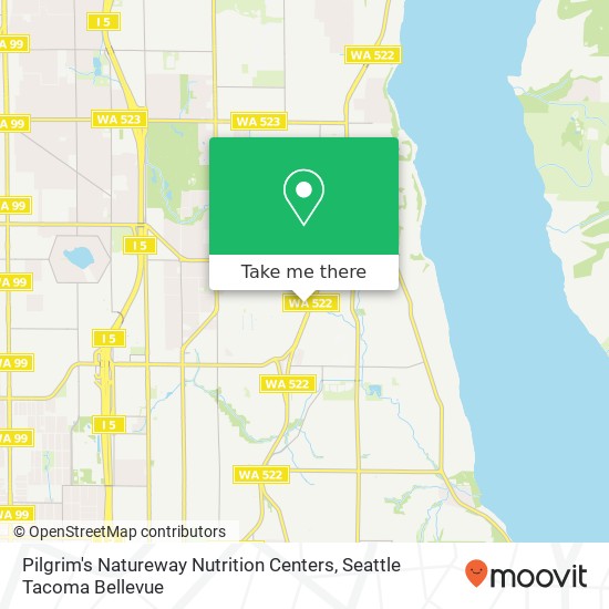 Pilgrim's Natureway Nutrition Centers map