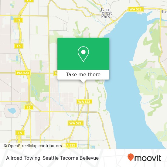 Allroad Towing map