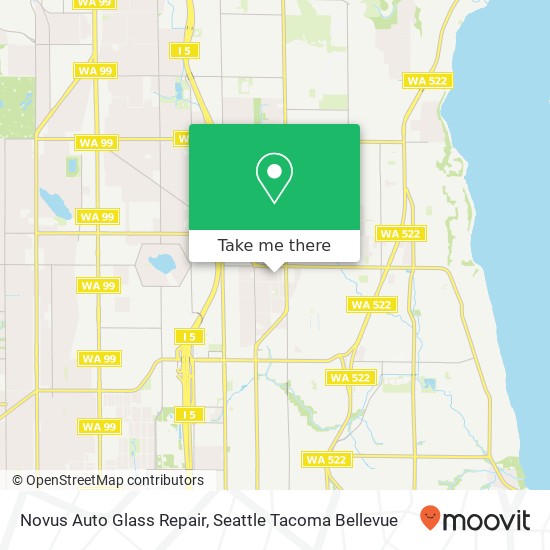 Mapa de Novus Auto Glass Repair