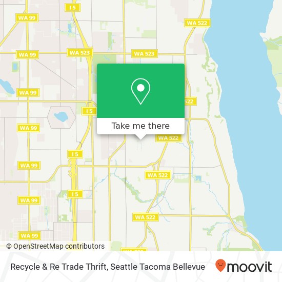 Recycle & Re Trade Thrift map
