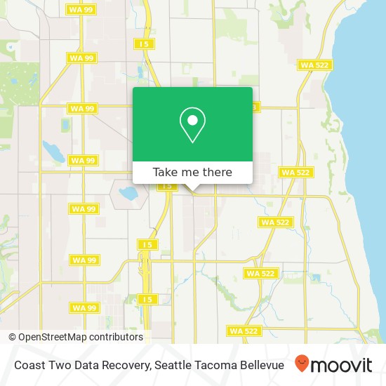 Mapa de Coast Two Data Recovery