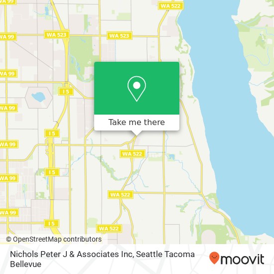 Mapa de Nichols Peter J & Associates Inc