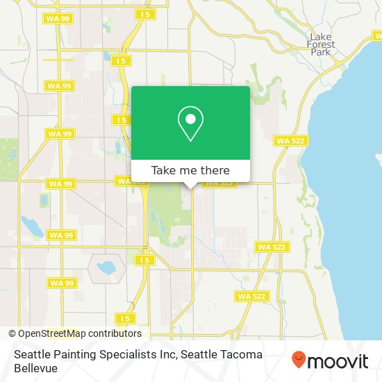 Mapa de Seattle Painting Specialists Inc