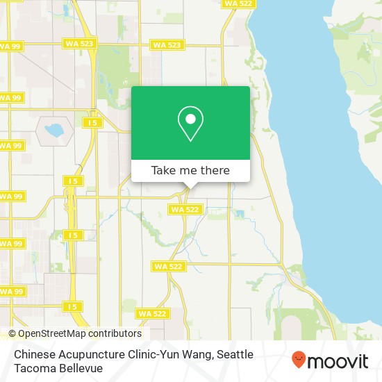 Mapa de Chinese Acupuncture Clinic-Yun Wang