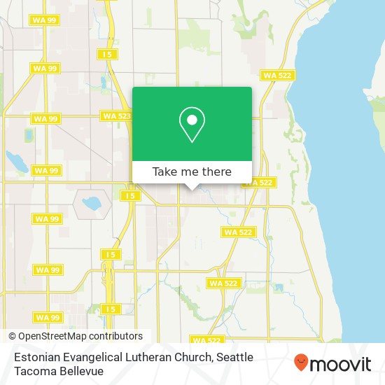 Estonian Evangelical Lutheran Church map