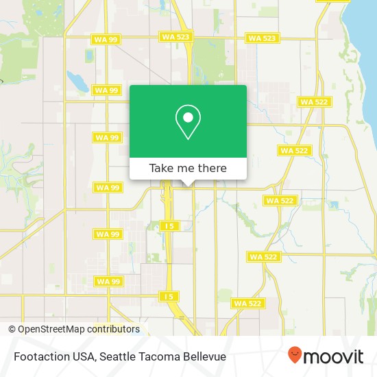 Footaction USA map