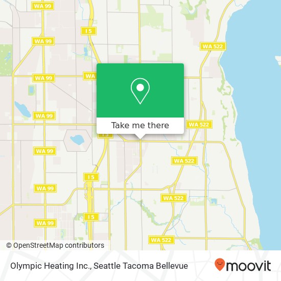 Mapa de Olympic Heating Inc.