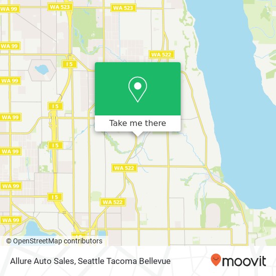 Allure Auto Sales map