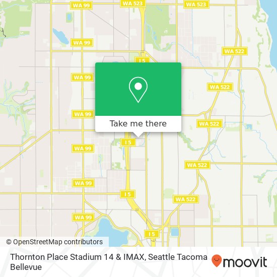 Mapa de Thornton Place Stadium 14 & IMAX