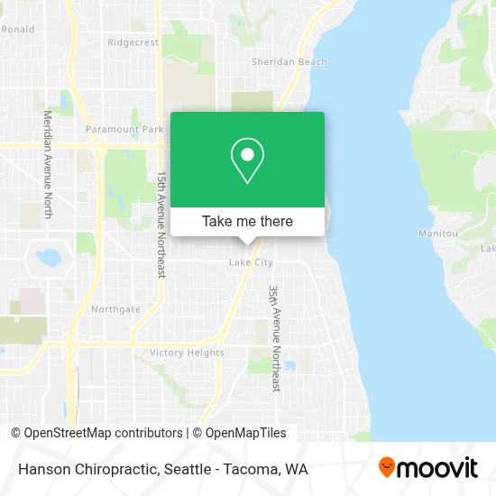 Hanson Chiropractic map