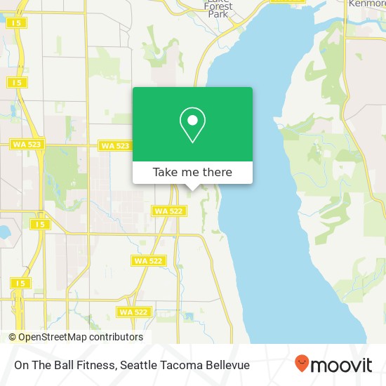 On The Ball Fitness map