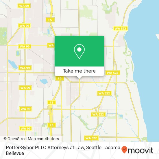Mapa de Potter-Sybor PLLC Attorneys at Law