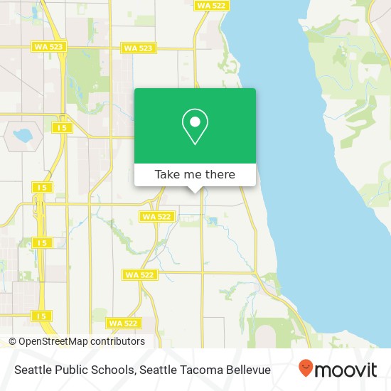 Mapa de Seattle Public Schools