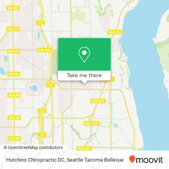 Hutchins Chiropractic DC map