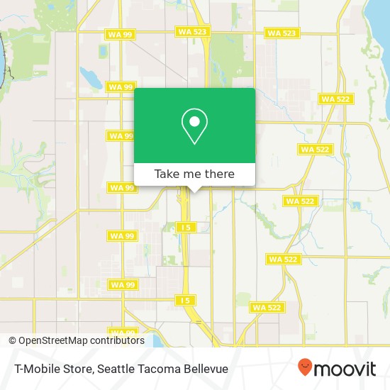 Mapa de T-Mobile Store