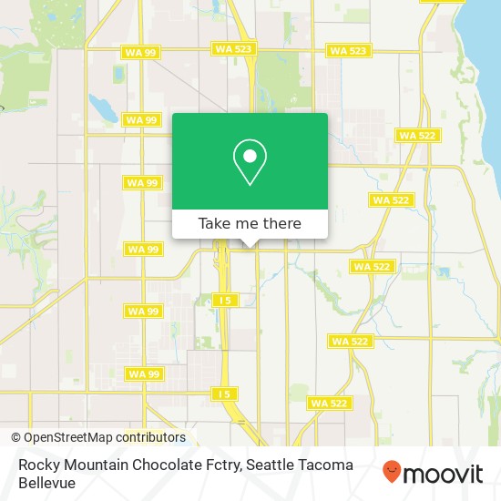 Mapa de Rocky Mountain Chocolate Fctry