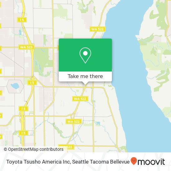 Toyota Tsusho America Inc map