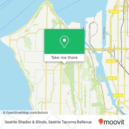 Seattle Shades & Blinds map