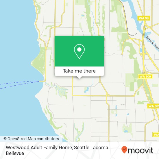 Mapa de Westwood Adult Family Home