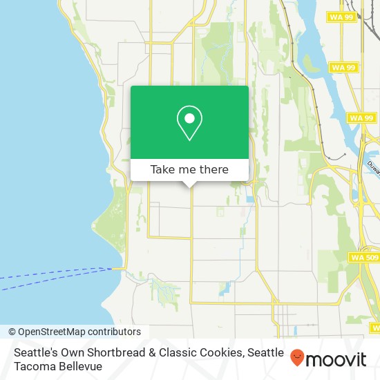 Seattle's Own Shortbread & Classic Cookies map
