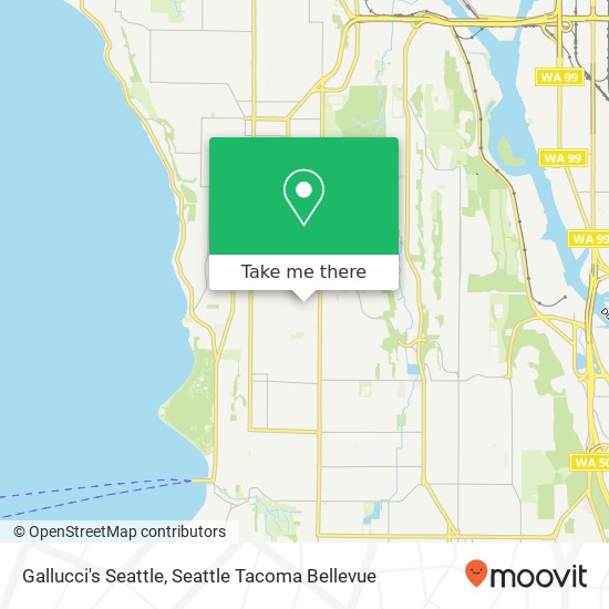Mapa de Gallucci's Seattle