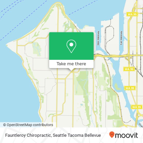 Mapa de Fauntleroy Chiropractic