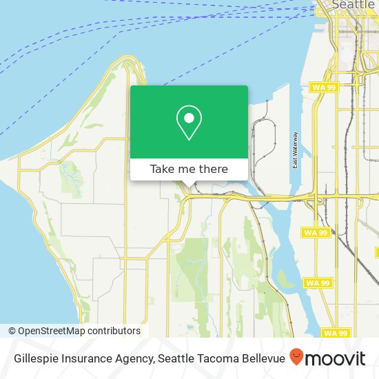 Gillespie Insurance Agency map