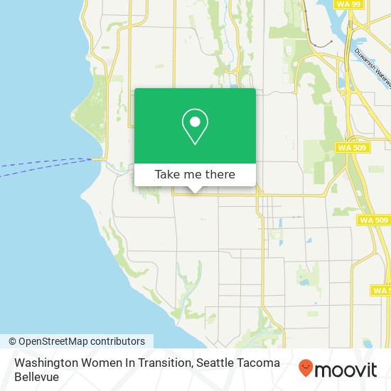 Mapa de Washington Women In Transition