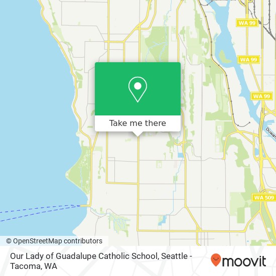 Our Lady of Guadalupe Catholic School map