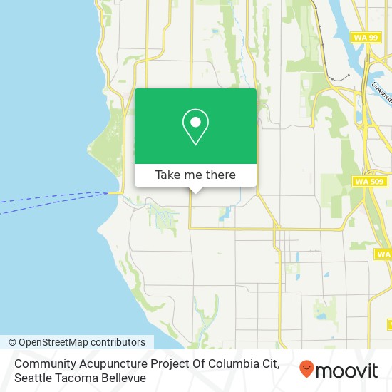 Mapa de Community Acupuncture Project Of Columbia Cit
