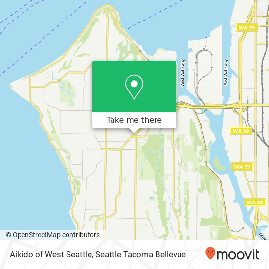 Aikido of West Seattle map