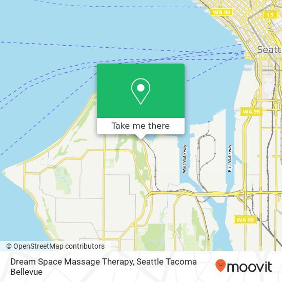 Dream Space Massage Therapy map