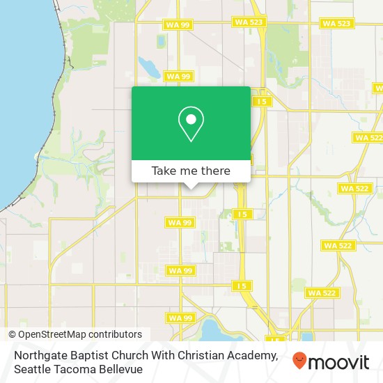 Northgate Baptist Church With Christian Academy map