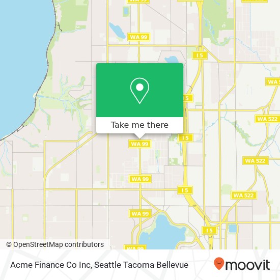 Acme Finance Co Inc map