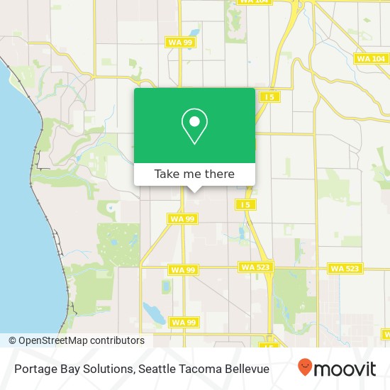 Portage Bay Solutions map