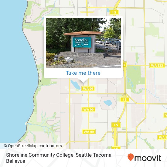 Mapa de Shoreline Community College