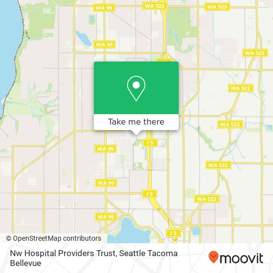 Nw Hospital Providers Trust map