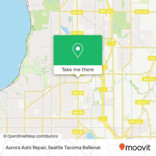 Aurora Auto Repair map