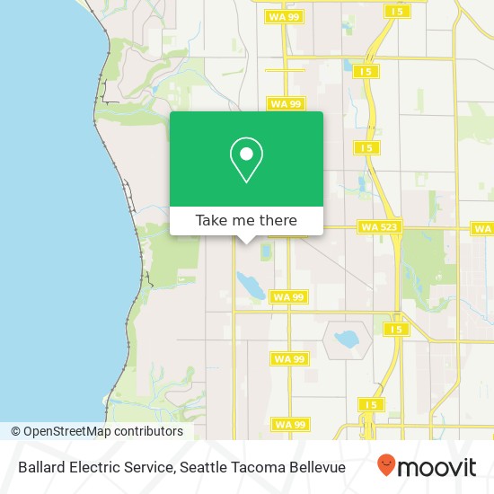 Ballard Electric Service map