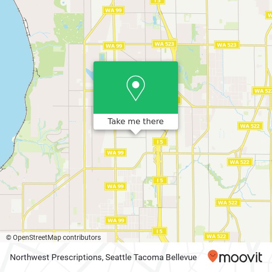 Northwest Prescriptions map