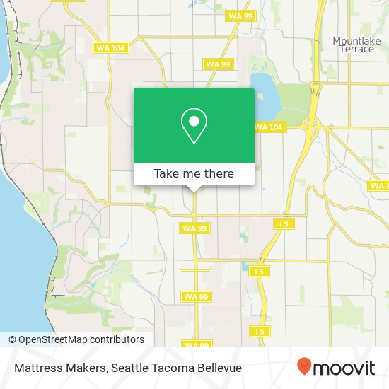 Mapa de Mattress Makers