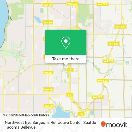 Mapa de Northwest Eye Surgeons Refractive Center
